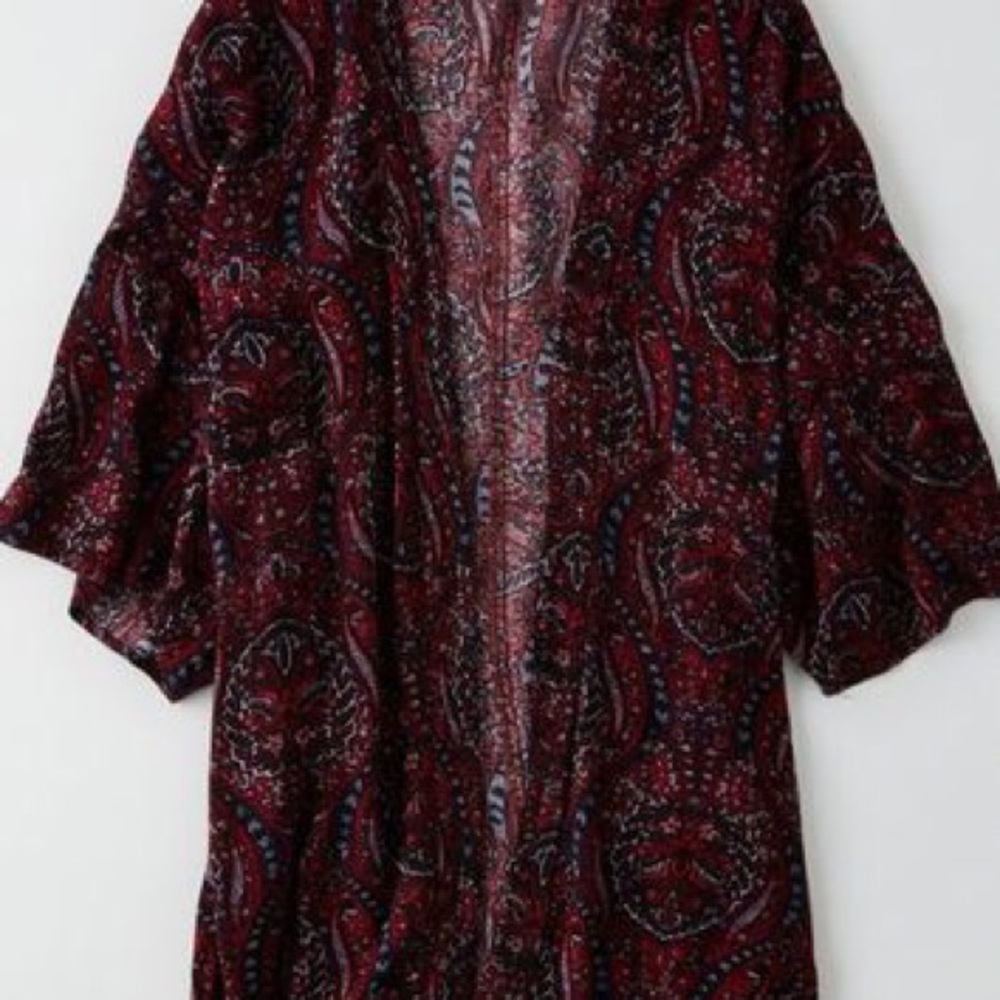 American Eagle Outfitters 🦅 Paisley Lt wt Kimono
